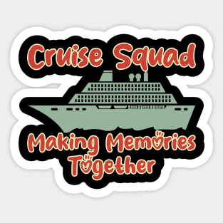 cruise-squad Sticker